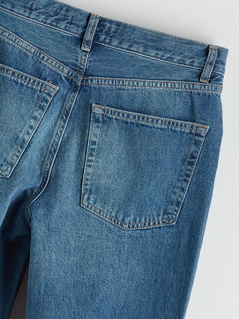 İndigo Straight Fit Kadın Jean Pantolon-1