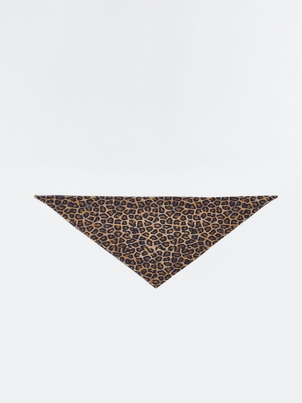 Kahverengi Leopar Desenli Kadın Fular-1