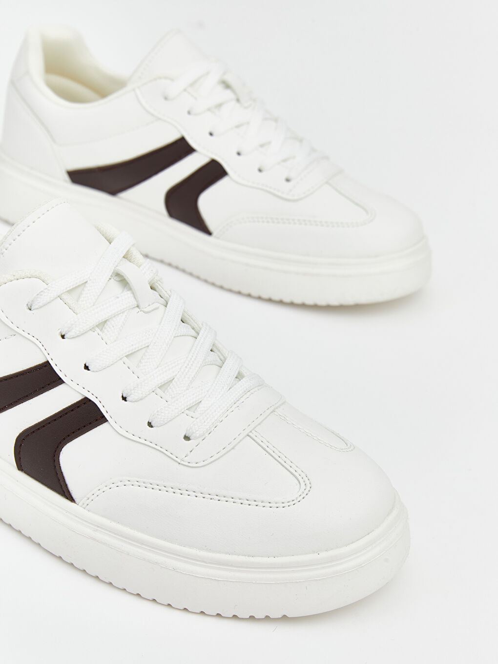 Bej Bağcıklı Erkek Spor Ayakkabı-2