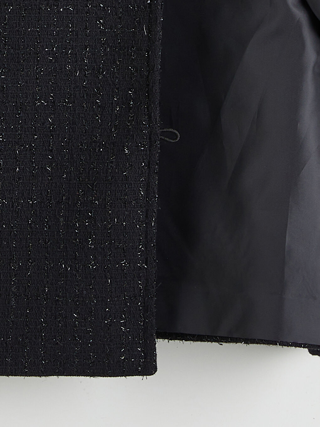 Siyah Gömlek Yaka Kadın Ceket-5