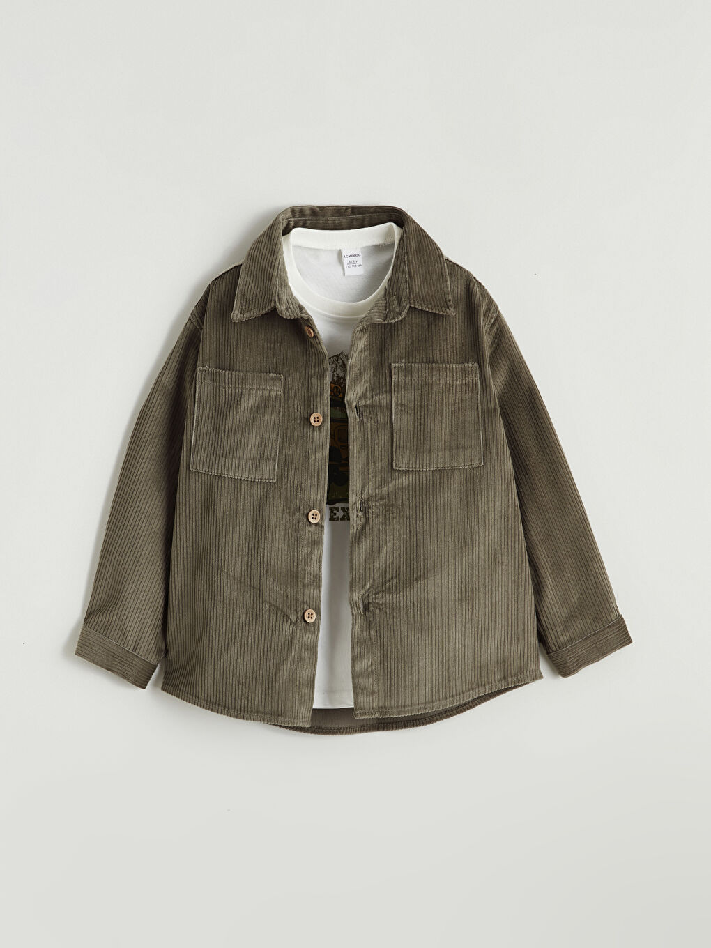 Yeşil Erkek Çocuk Gömlek ve Tişört