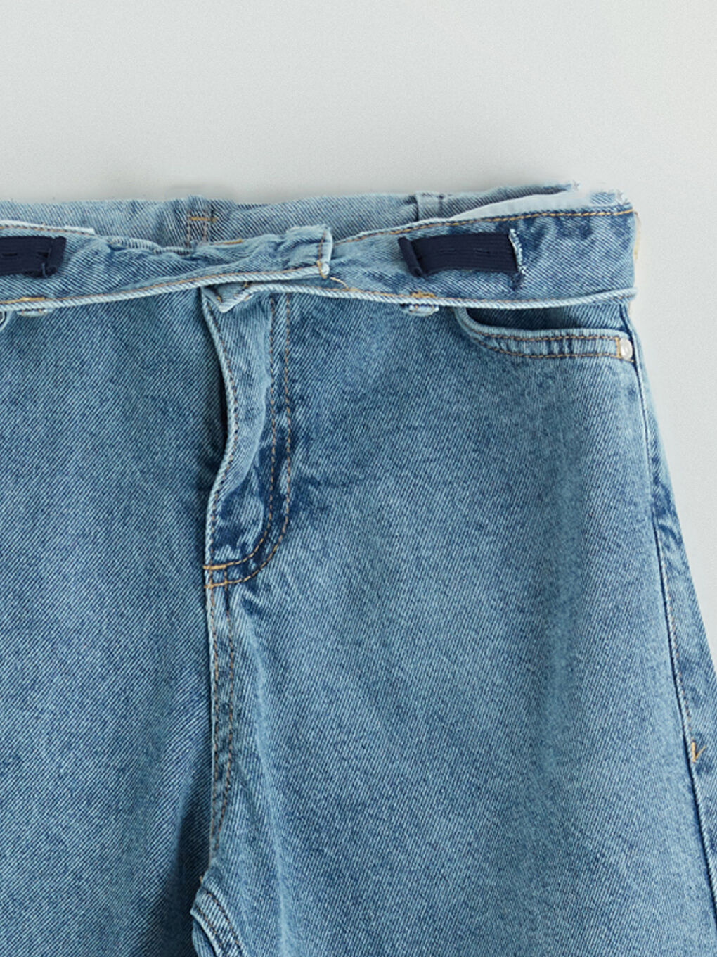 İndigo Loose Fit Erkek Çocuk Jean Pantolon-2