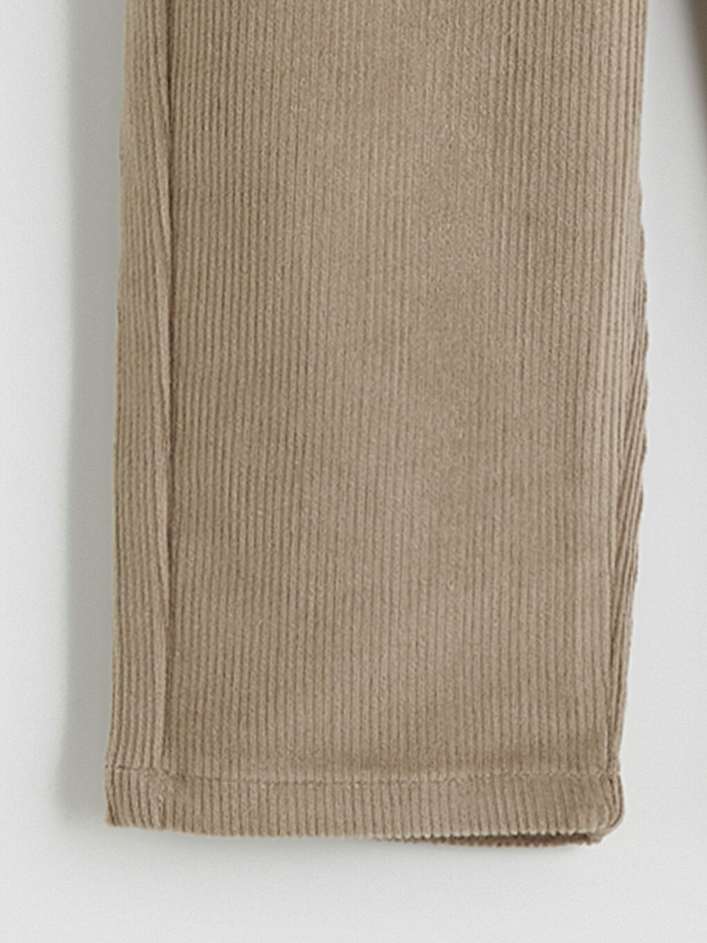 Bej Kadife Erkek Bebek Gömlek ve Pantolon-5