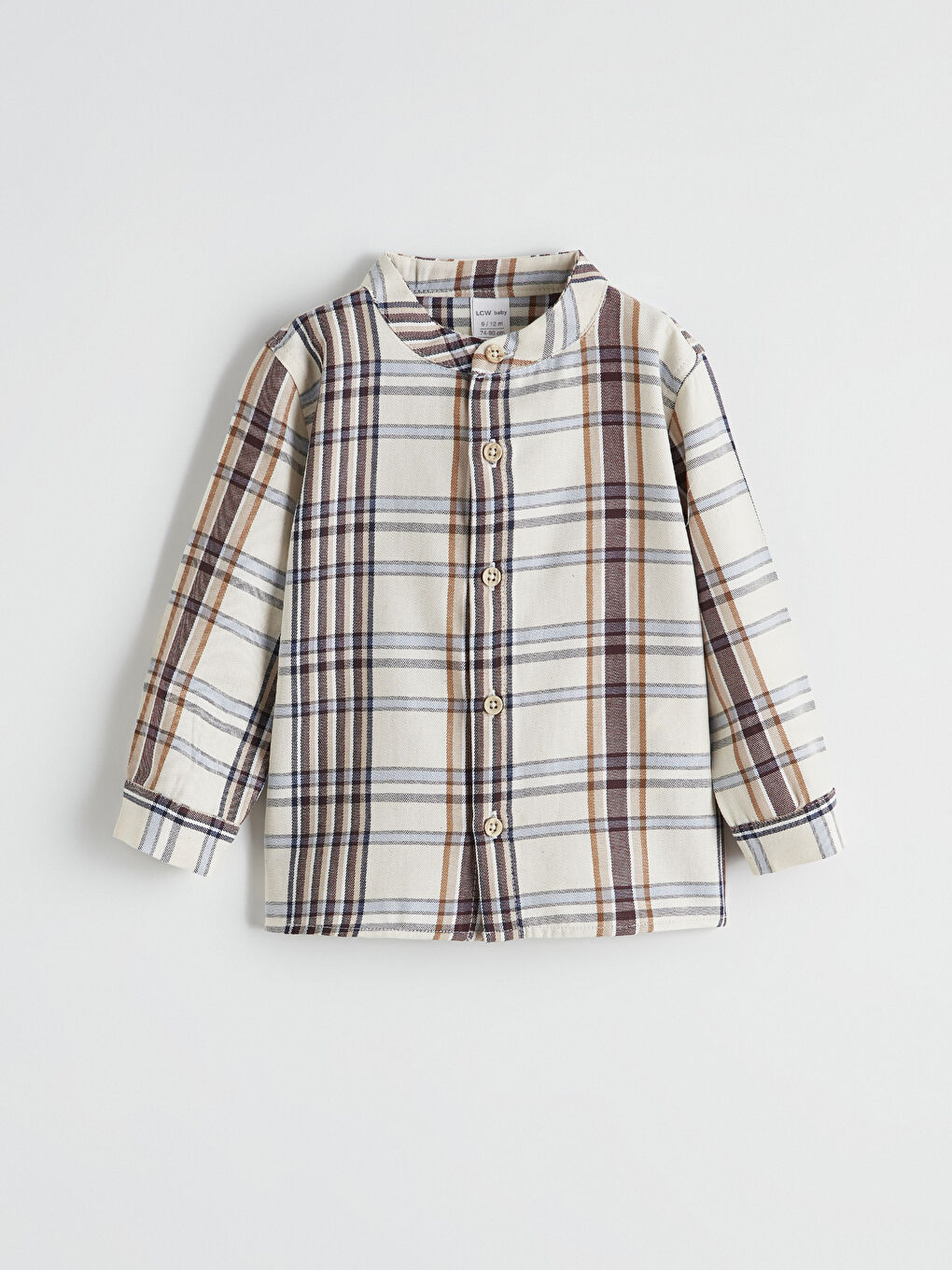 Kahverengi Hakim Yaka Erkek Bebek Gömlek ve Pantolon-1