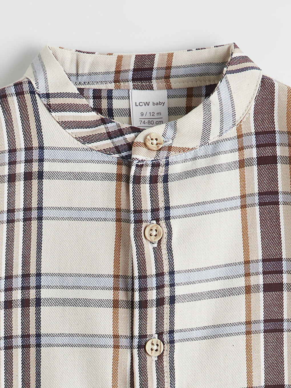 Kahverengi Hakim Yaka Erkek Bebek Gömlek ve Pantolon-2