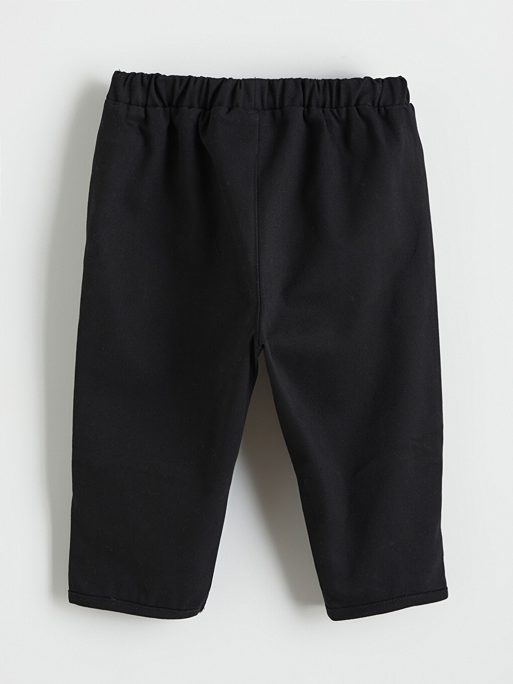 Siyah Loose Fit Erkek Bebek Pantolon-1