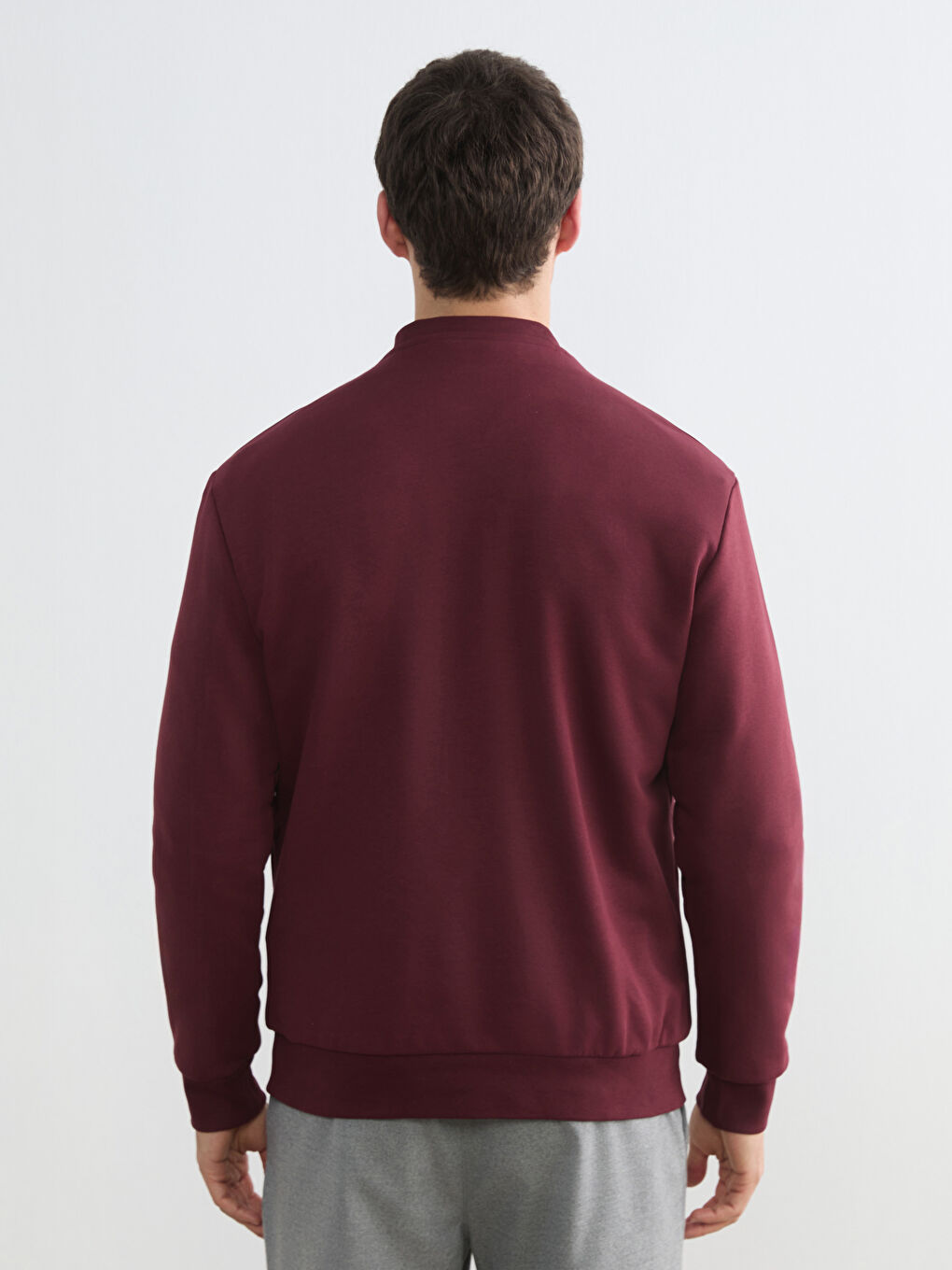 Crew Neck Printed Men's Sweatshirt-3