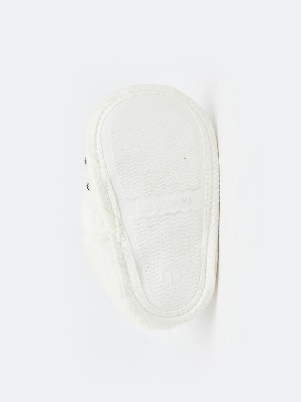 Ekru Hayvan Figürlü Kız Bebek Panduf-3