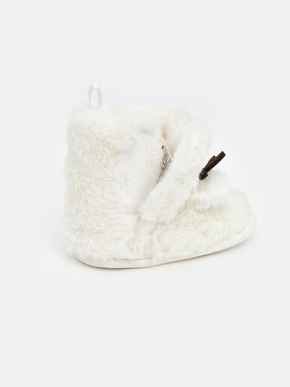 Ekru Hayvan Figürlü Kız Bebek Panduf-4