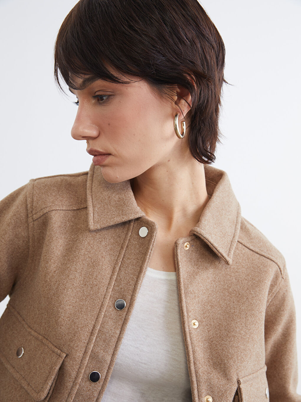 Shirt Collar Women's Cachet Jacket-2