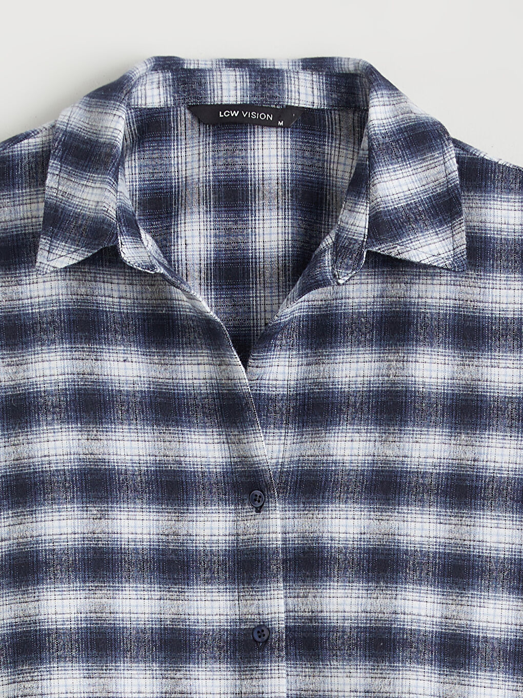 Plaid Oversize Women's Flannel Shirt-5