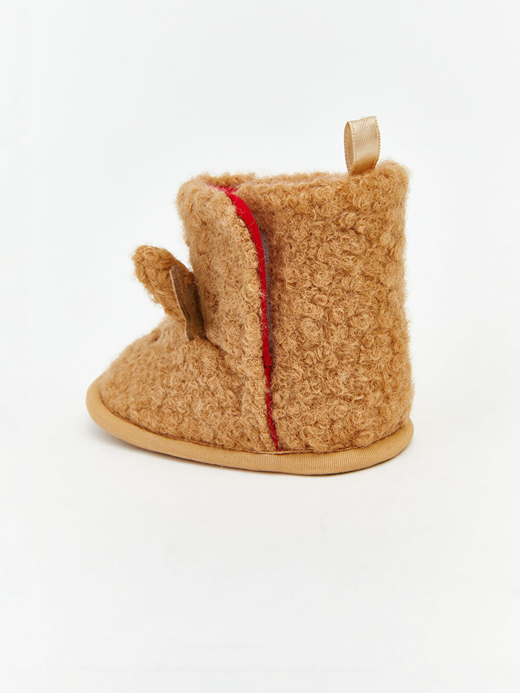 Bej Hayvan Figürlü Kız Bebek Panduf-4