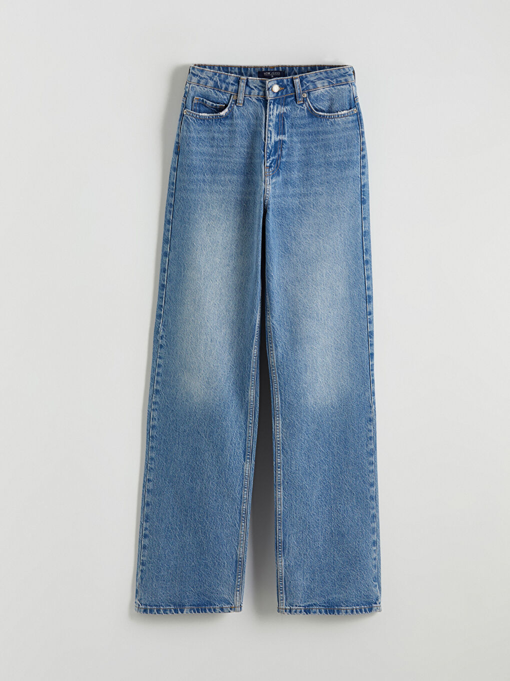 Straight Fit Kadın Jean Pantolon-4