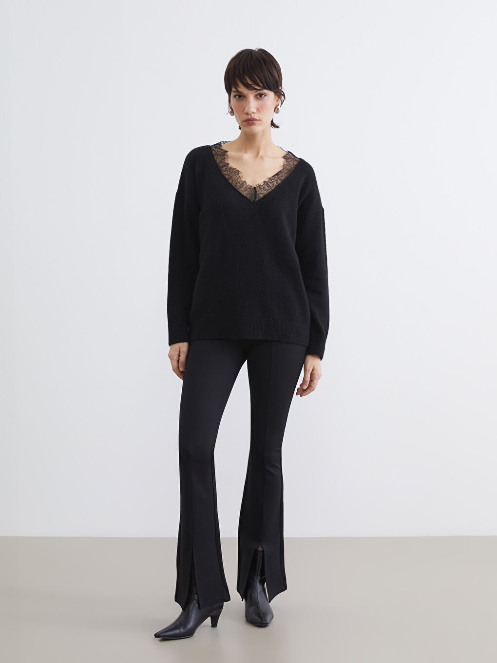 Woman BLACK Sweater-3