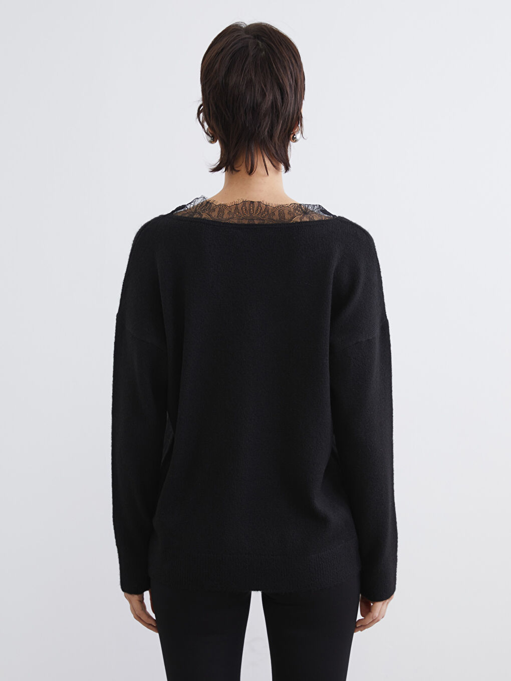 Woman BLACK Sweater-7