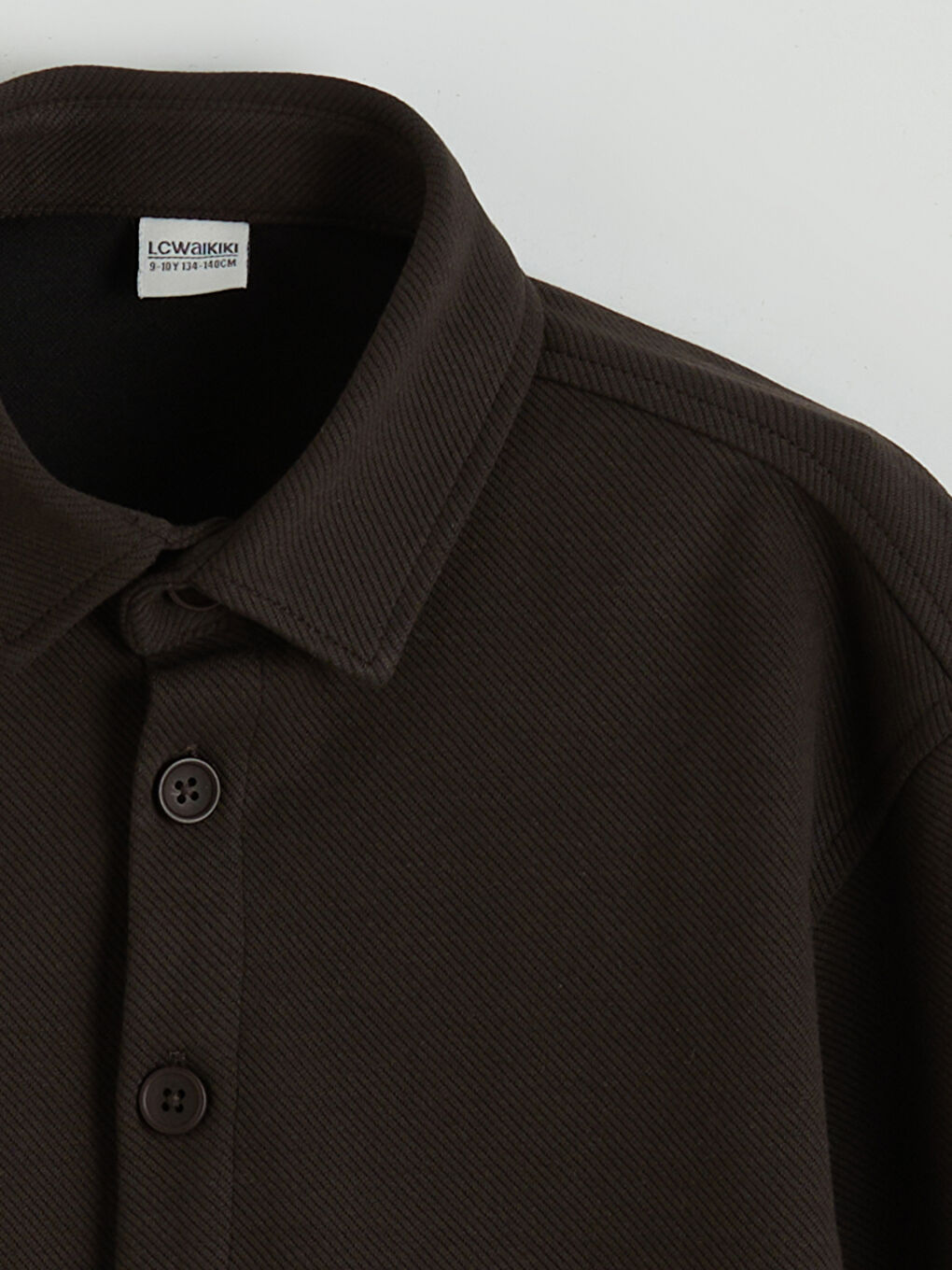 Basic Long Sleeve Boys' Shirt-1