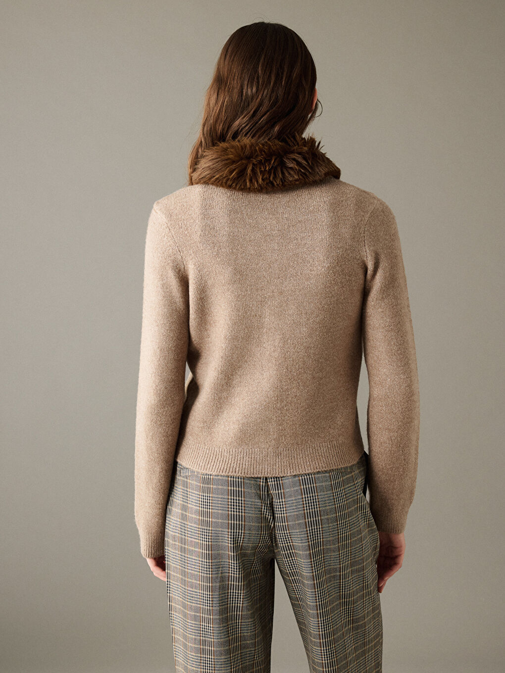 Әйелдер сарғыш Кардиган-3