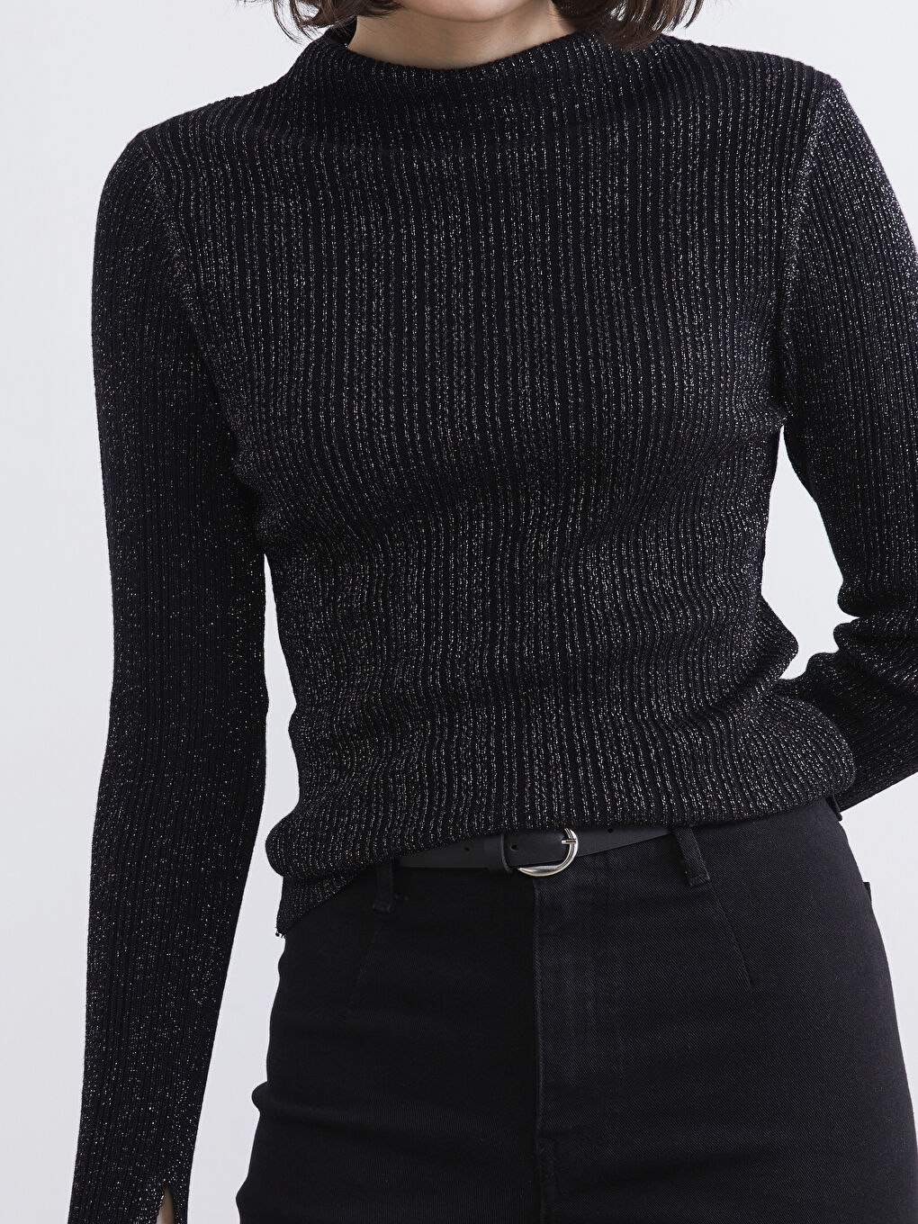 Woman BLACK Sweater-2