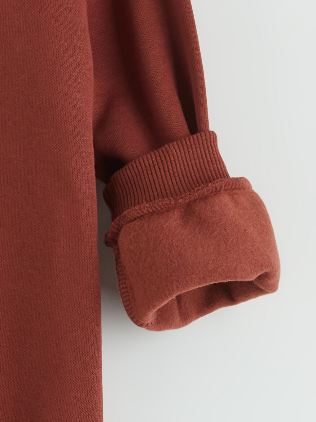 Bordo Uzun Kollu Erkek Çocuk Sweatshirt-2