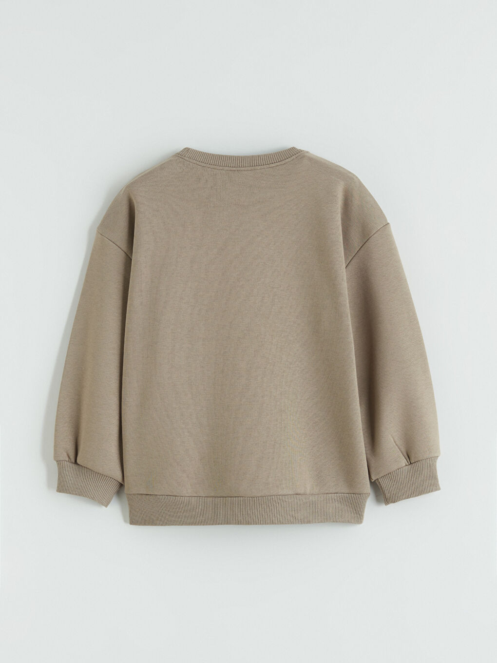 Kahverengi Uzun Kollu Erkek Çocuk Sweatshirt-3