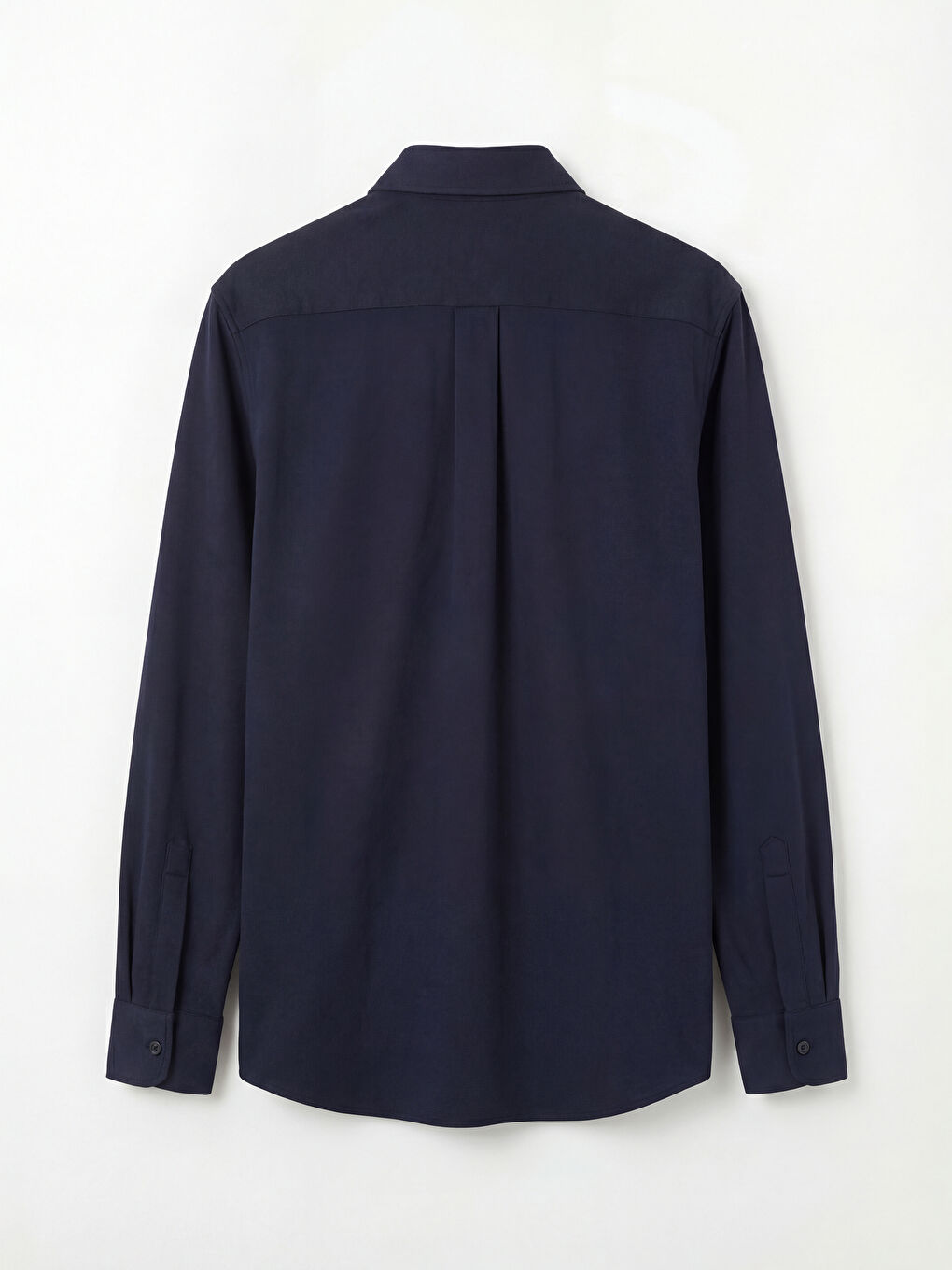 Lacivert Slim Fit Uzun Kollu Erkek Dokulu Gömlek-10