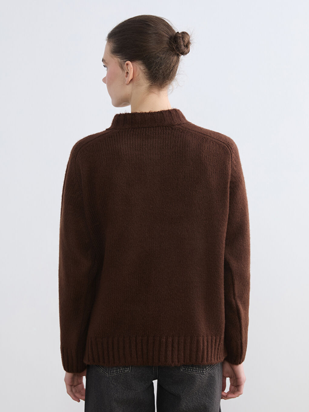 Γυναίκα ΚΑΦΕ Πουλόβερ-3