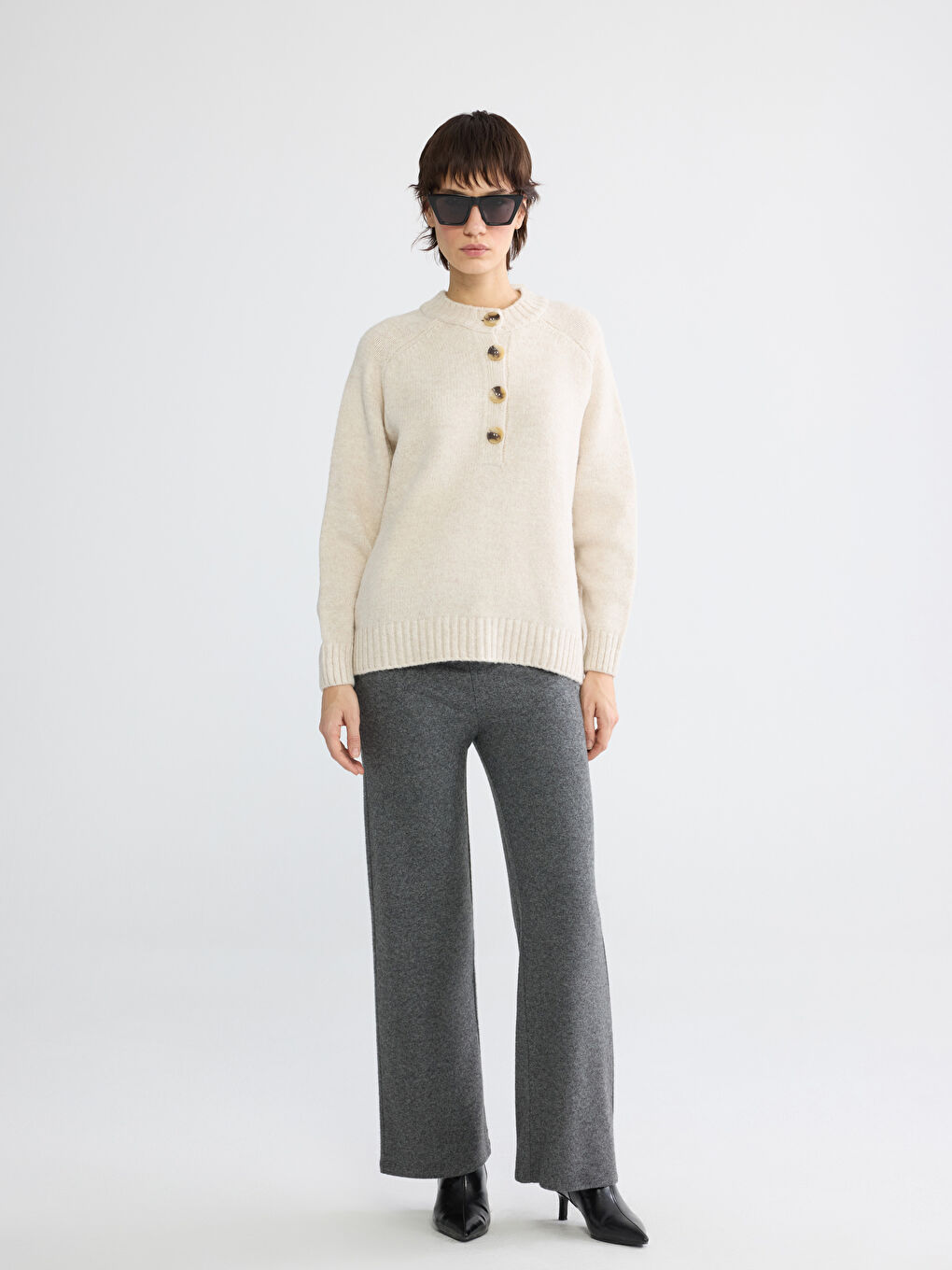 Woman BEIGE Sweater-1