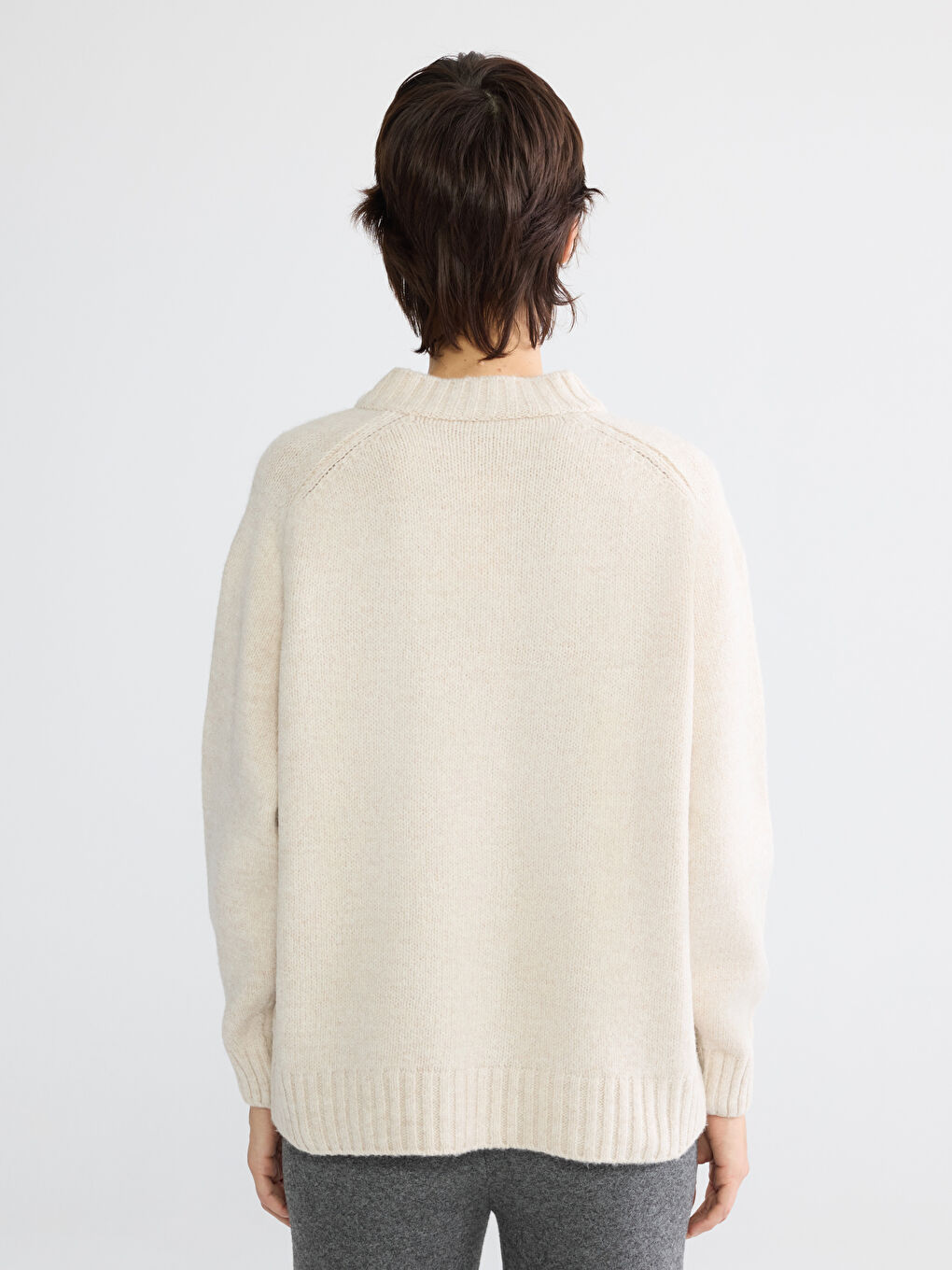 Woman BEIGE Sweater-3