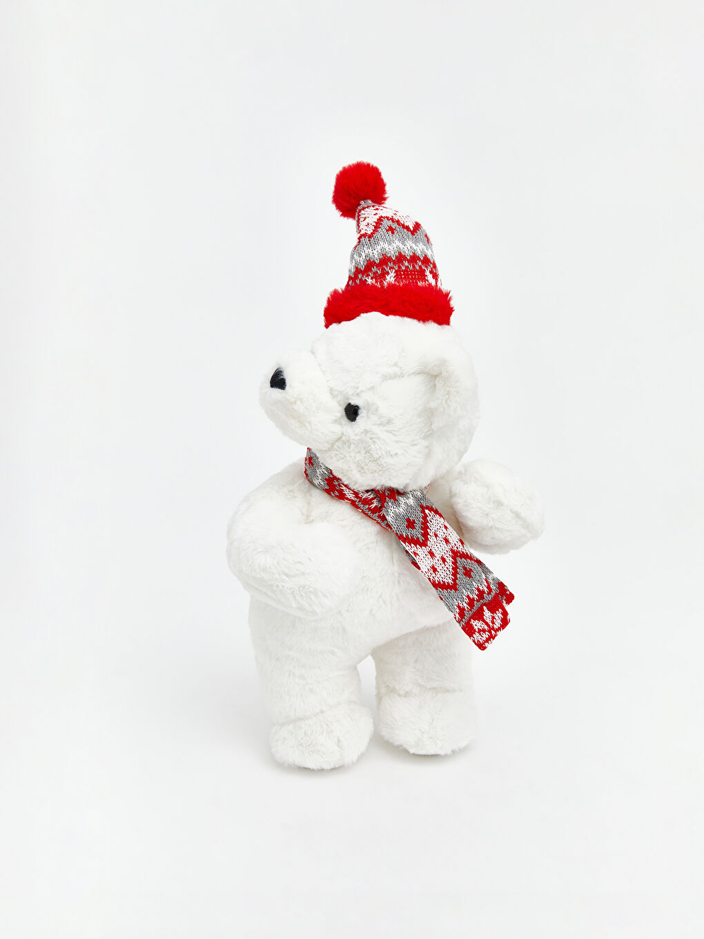 Yılbaşı Temalı Pelüş Ayı Oyuncak-1