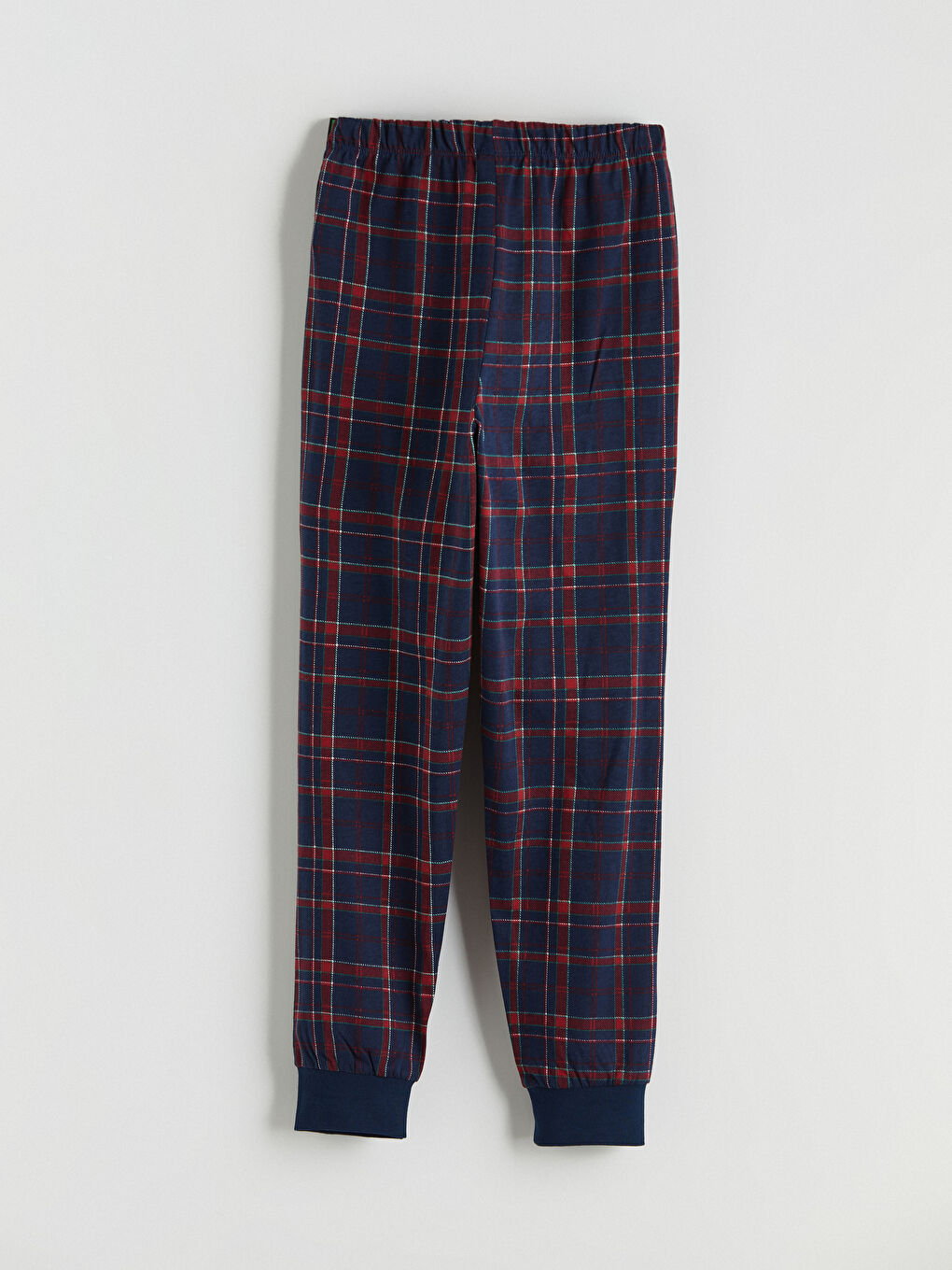 Lacivert Bisiklet Yaka Ayı Teddy Baskılı Erkek Çocuk Pijama Takımı-6