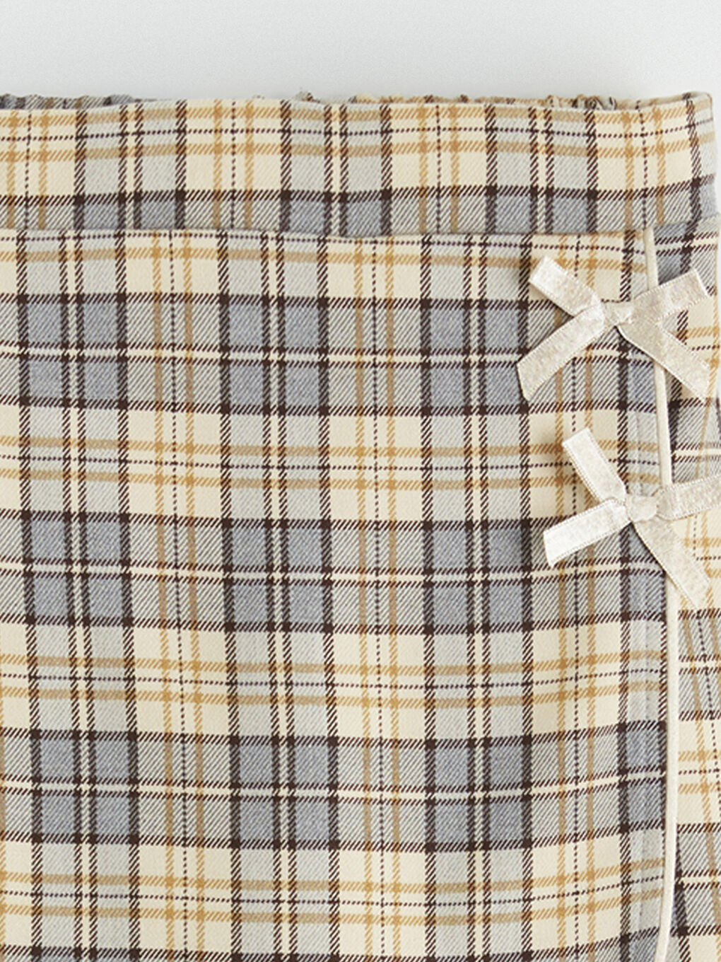 Kahverengi Bebe Yaka Kız Çocuk Takım 3'lü-5