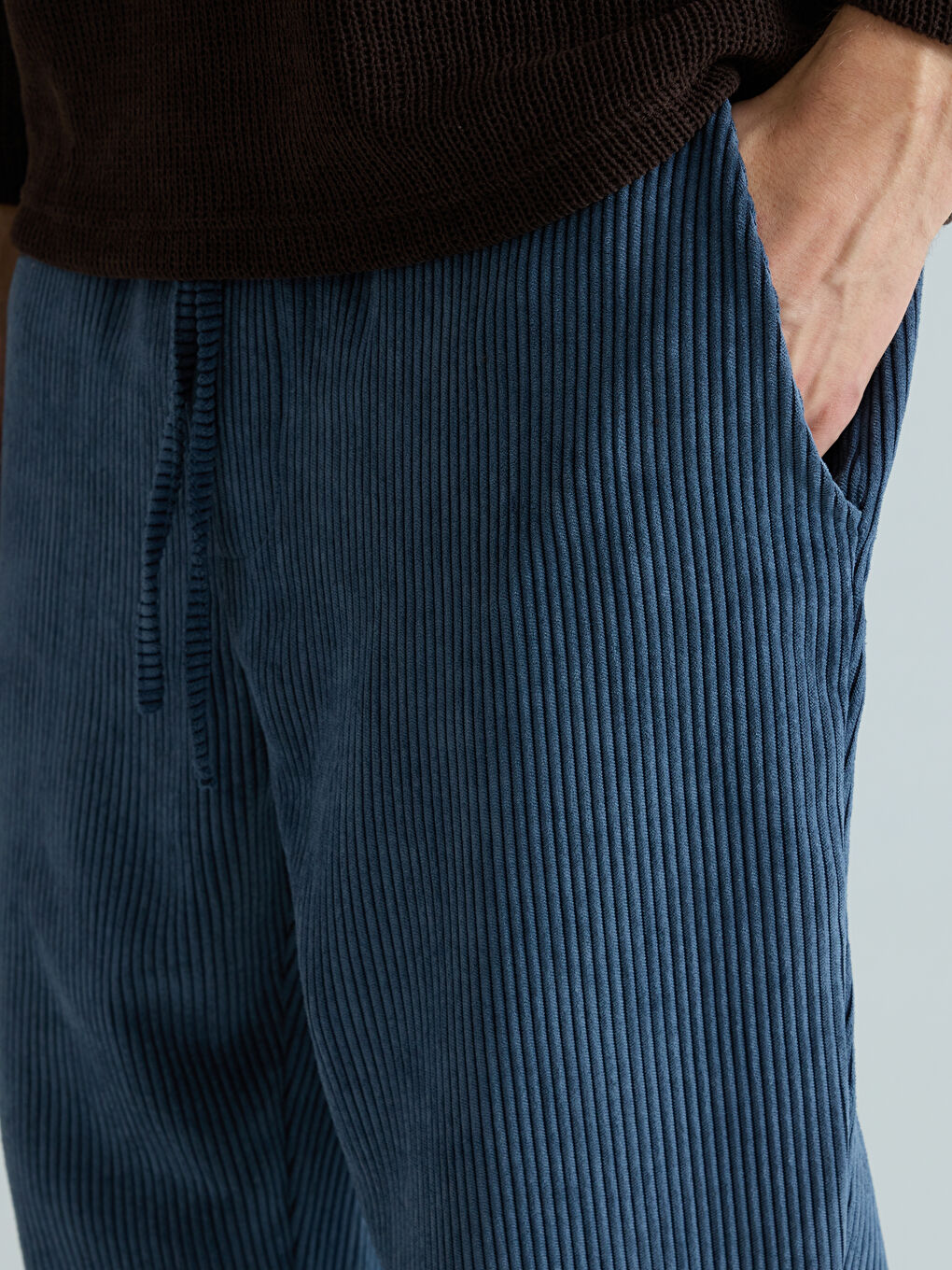 İndigo Standart Kalıp Erkek Pantolon-2