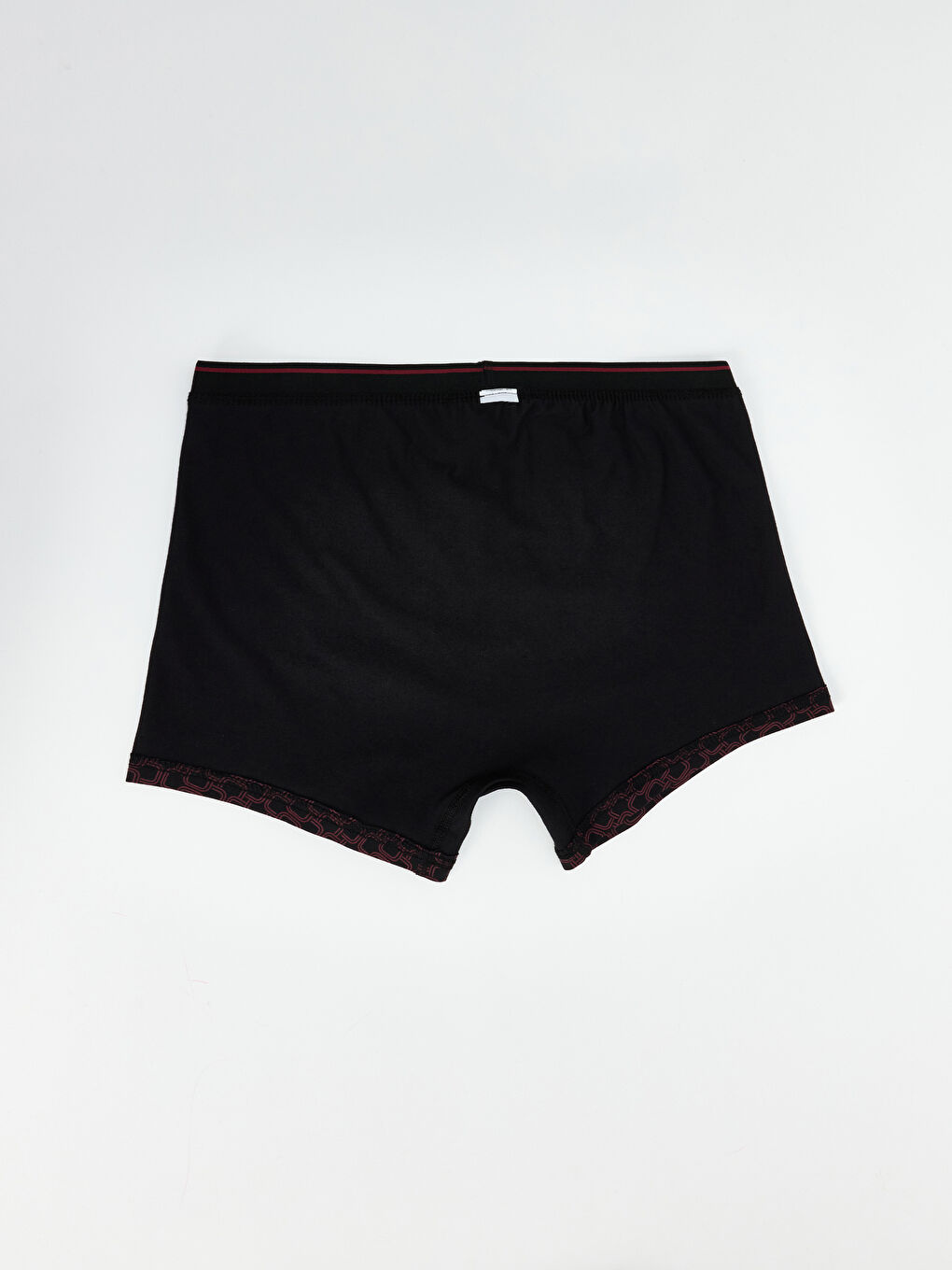 Bordo Standart Kalıp Pamuklu Esnek Erkek Boxer 3'lü -10