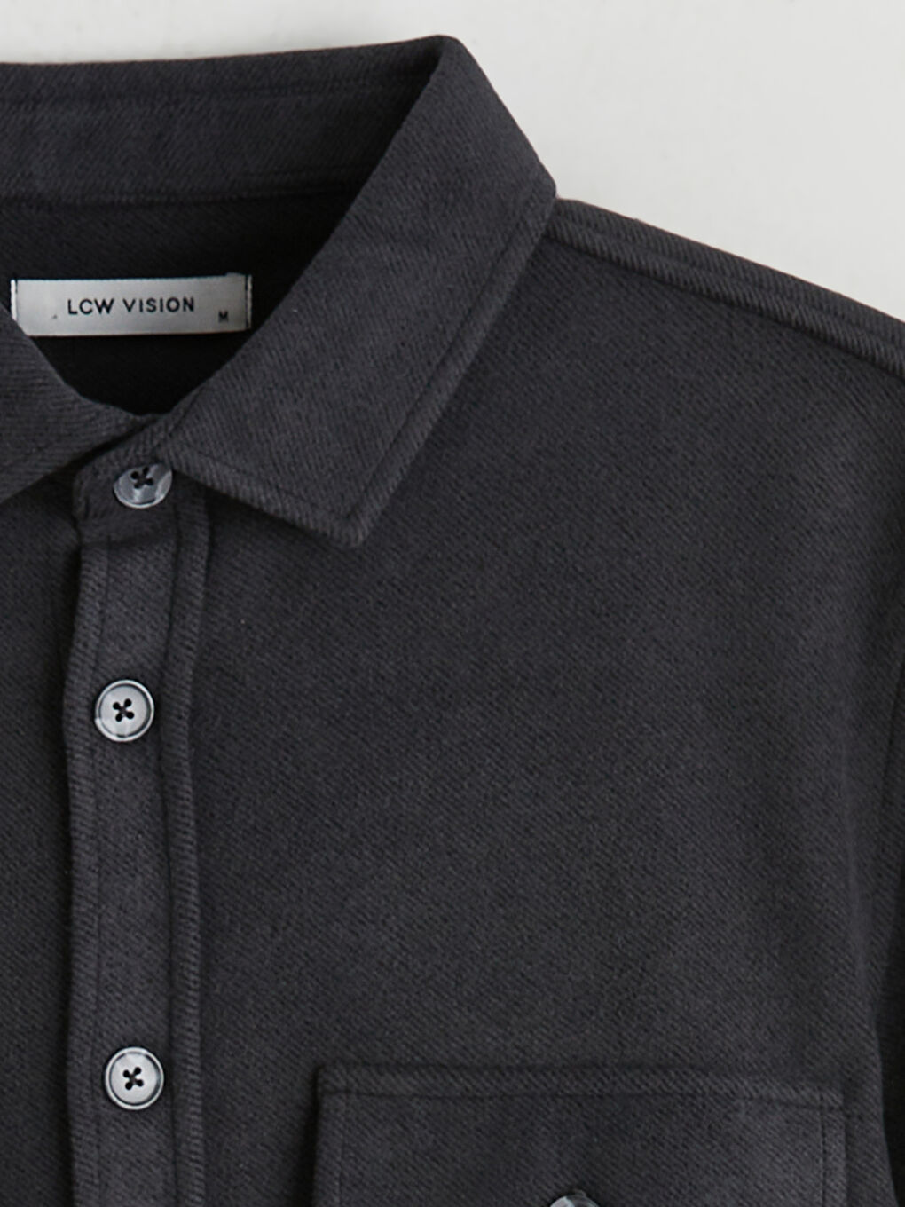 Antrasit Regular Fit Erkek Gömlek-1