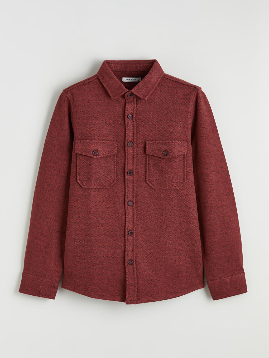 Bordo Regular Fit Erkek Gömlek