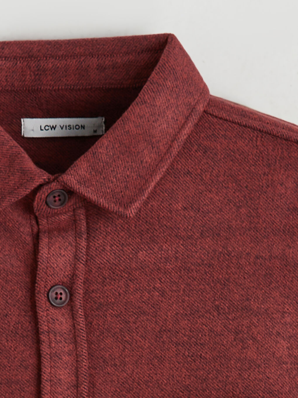 Bordo Regular Fit Erkek Gömlek-1