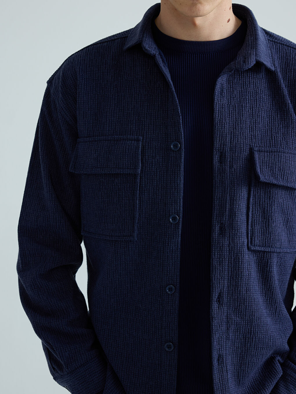 İndigo Regular Fit Erkek Gömlek-2