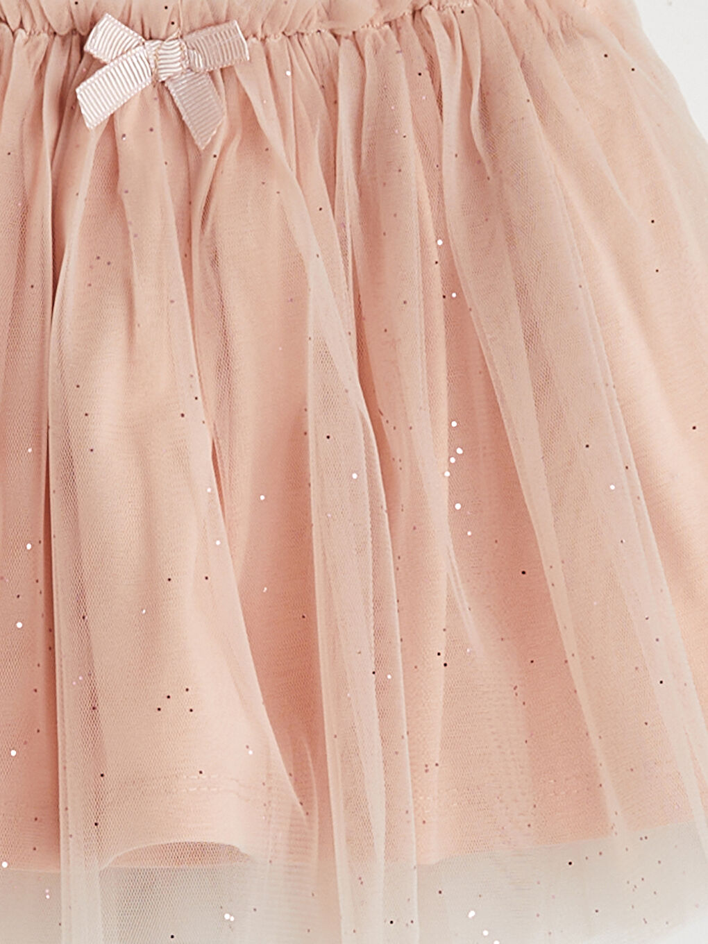 Pembe Simli Kız Bebek Tütü Etek-2