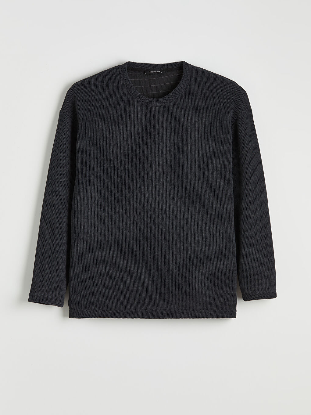 Kahverengi Bisiklet Yaka Erkek Triko Kazak-1