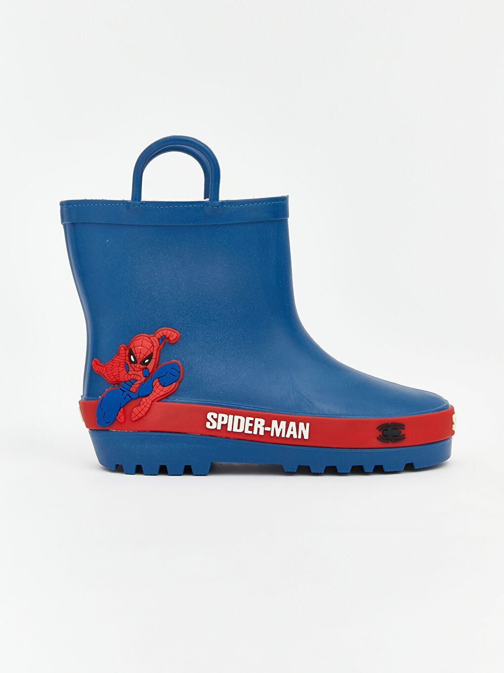 Lacivert Spider-Man Baskılı Erkek Bebek Kar Botu-1