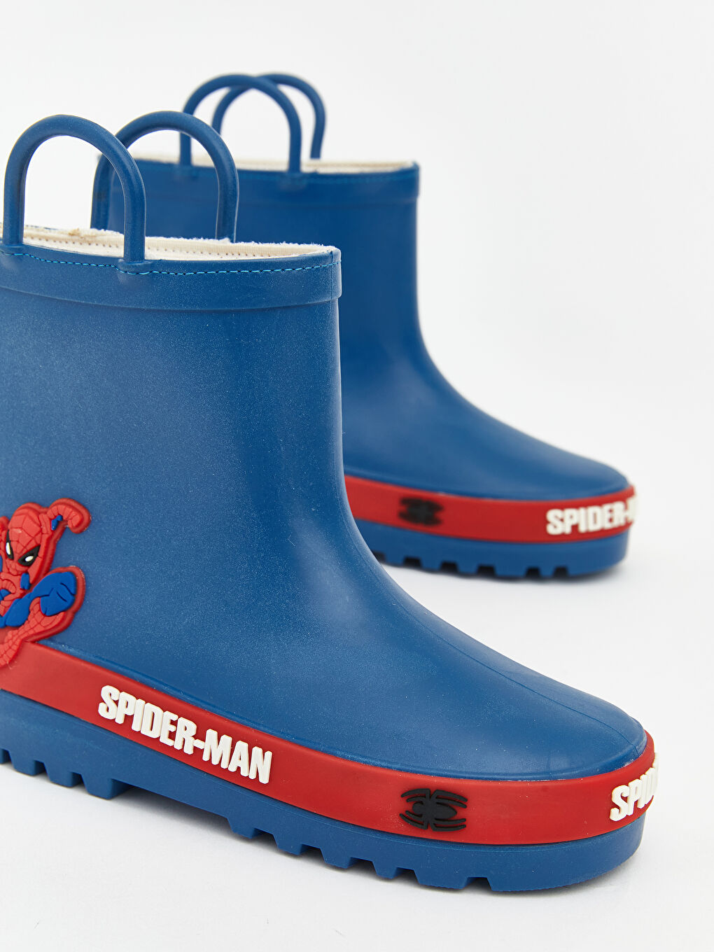 Lacivert Spider-Man Baskılı Erkek Bebek Kar Botu-2