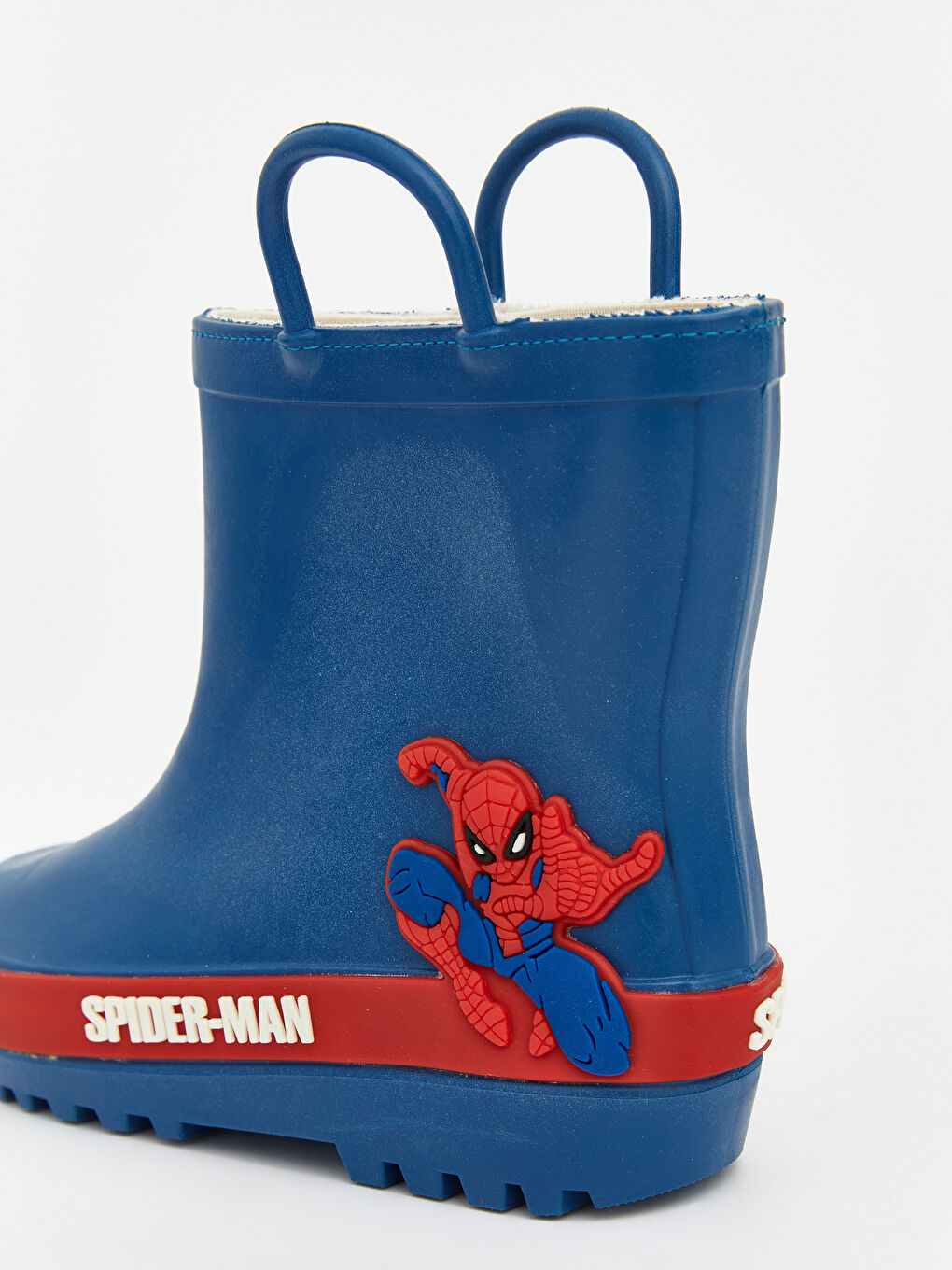 Lacivert Spider-Man Baskılı Erkek Bebek Kar Botu-4