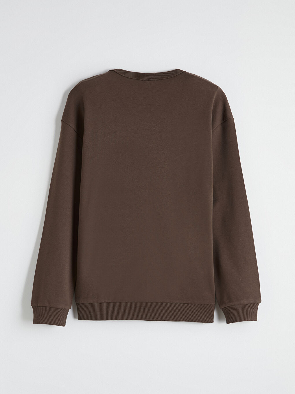 Kahverengi Bisiklet Yaka Osaka Baskılı Erkek Çocuk Sweatshirt-2