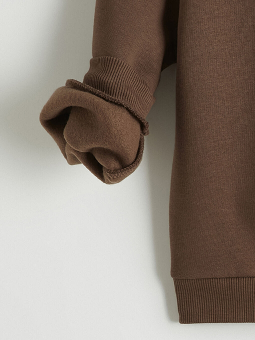 Kahverengi Miffy Baskılı Kız Çocuk Kalın Sweatshirt-2