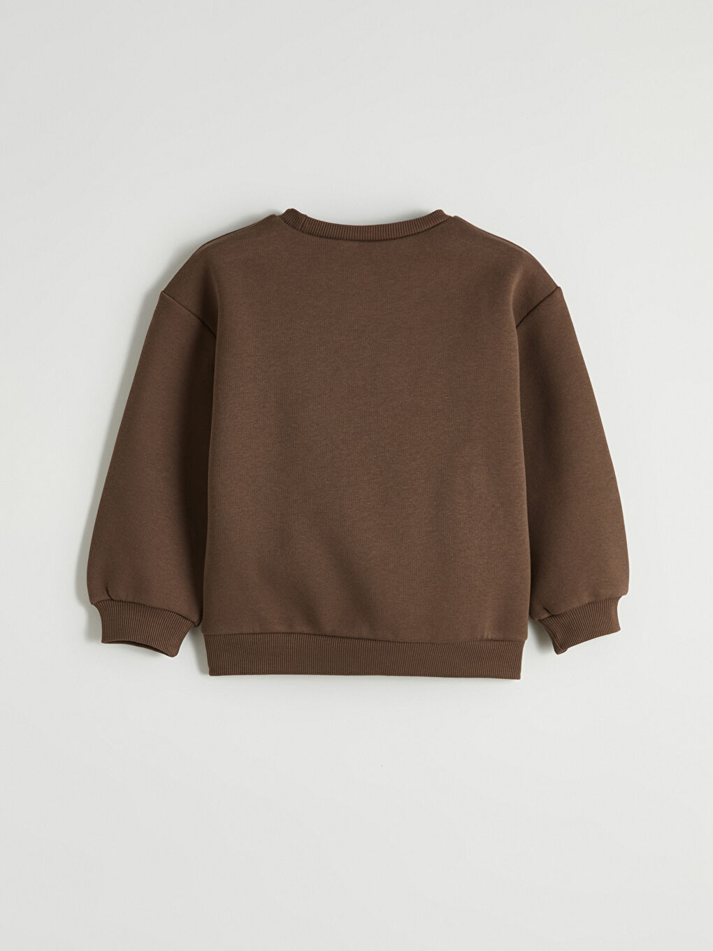 Kahverengi Miffy Baskılı Kız Çocuk Kalın Sweatshirt-3