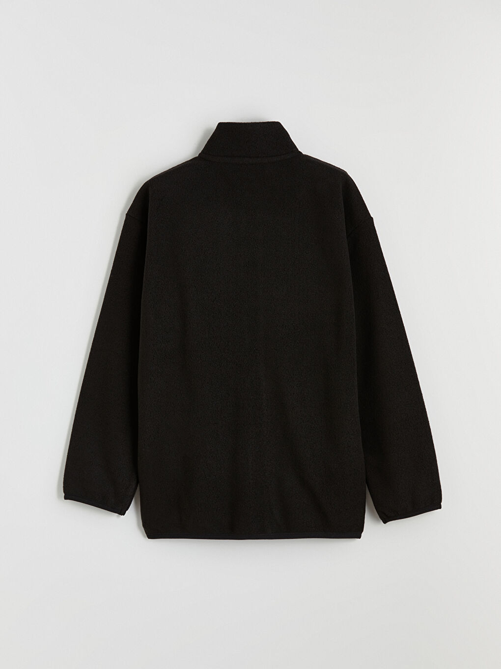 Siyah Dik Yaka Polar Erkek Çocuk Hırka-2