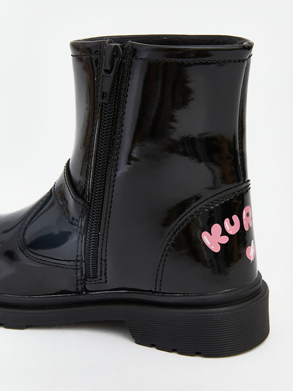 Siyah Kuromi Baskılı Kız Bebek Bot-4