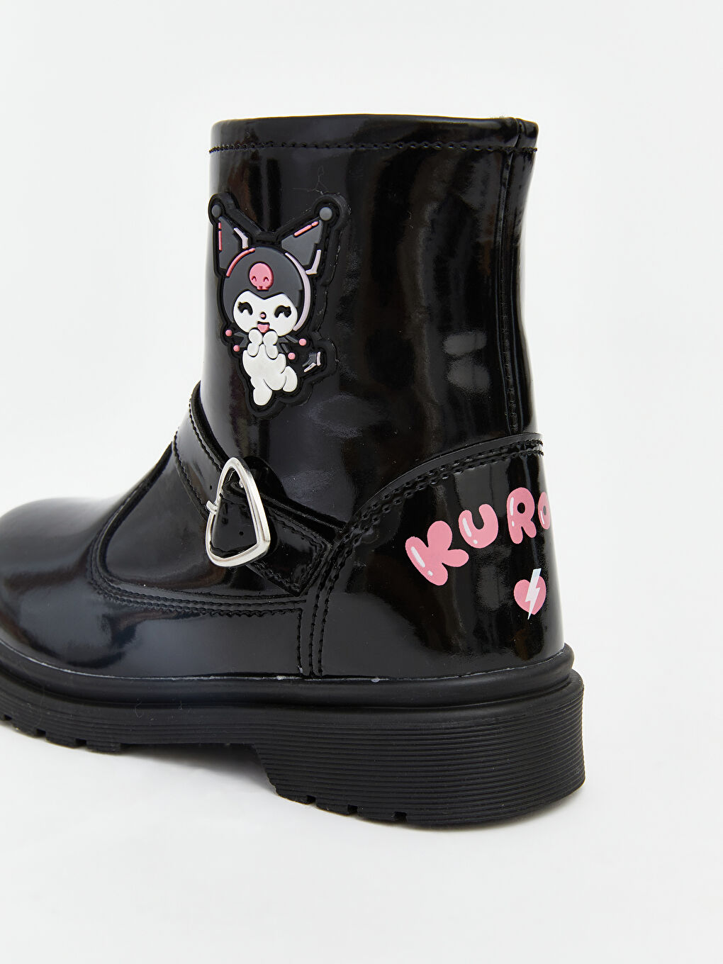 Siyah Kuromi Baskılı Kız Bebek Bot-5