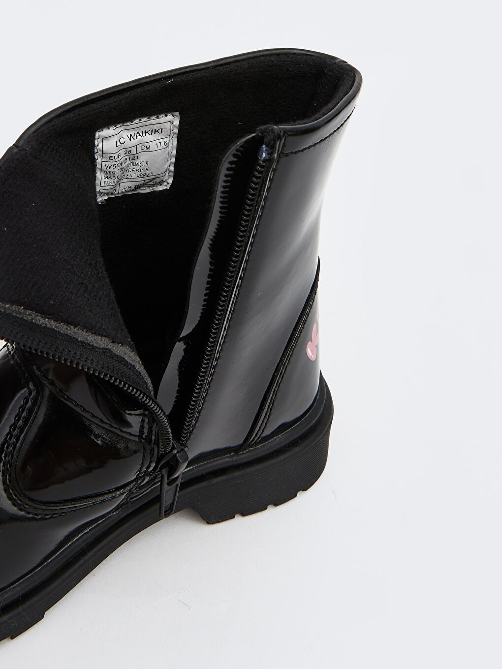 Siyah Kuromi Baskılı Kız Bebek Bot-7