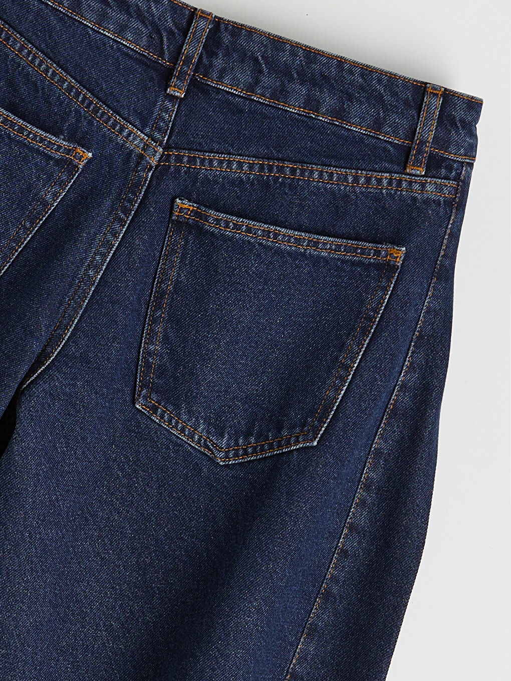 İndigo Wideleg Kadın Jean Pantolon-1